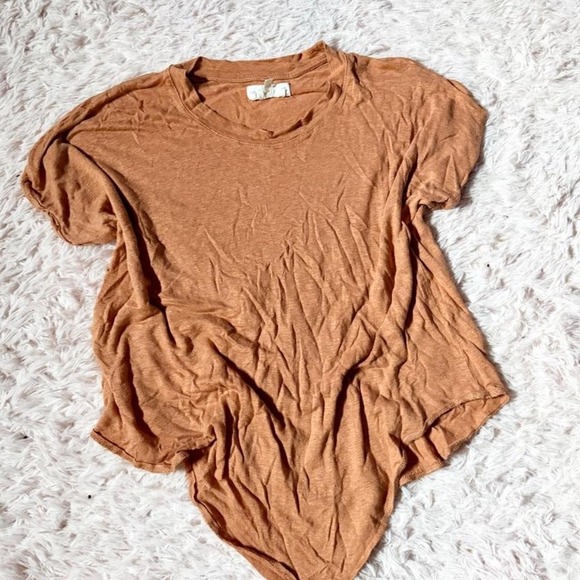 LOFT Tops - 100% Linen Lightweight Flowy Earthy Natural Minimalist Top Womens S Patchouli